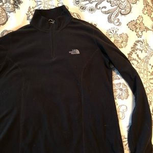 North Face 3/4 zip pull over